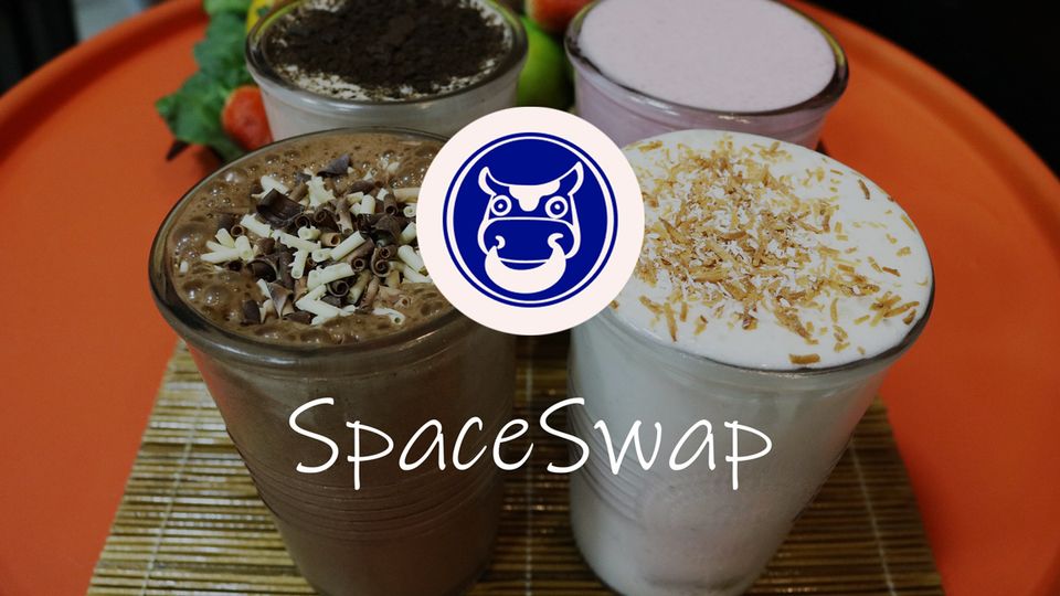 What is SpaceSwap? Farm MILK2 make SHAKE